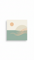 Minimalist Coastal Illustration Print